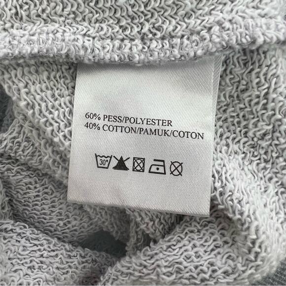 Zoe Karssen Live Fast Cause It Won’t Last Gray Crewneck Sweatshirt Size Small - Picture 11 of 14